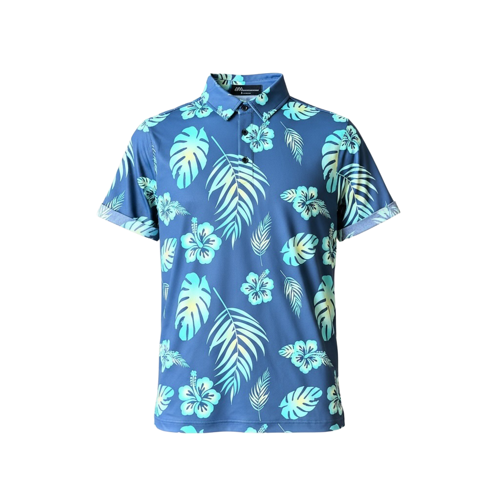 Aloha Waves Mens Polo